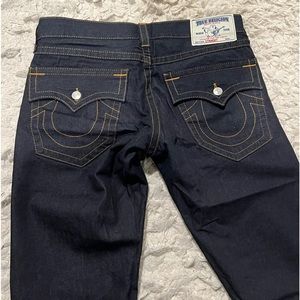 True Religion Size 34 Straight Dark blue Jeans.